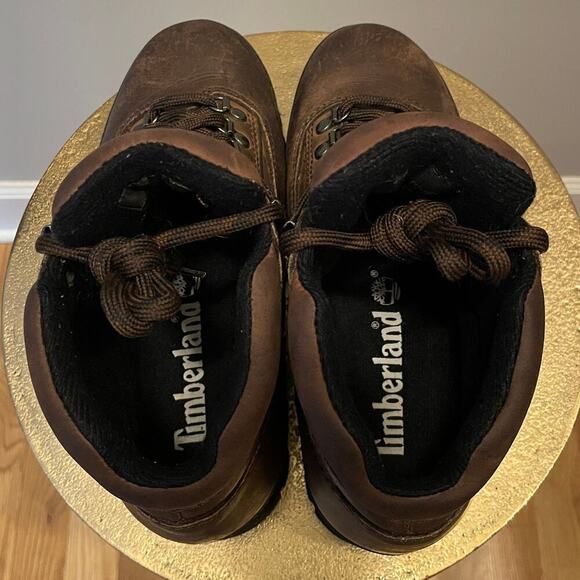 Vintage Timberland Women's 6.5M Hiking Boots | 90s Brown Leather, Thailand Rare - Picture 15 of 15